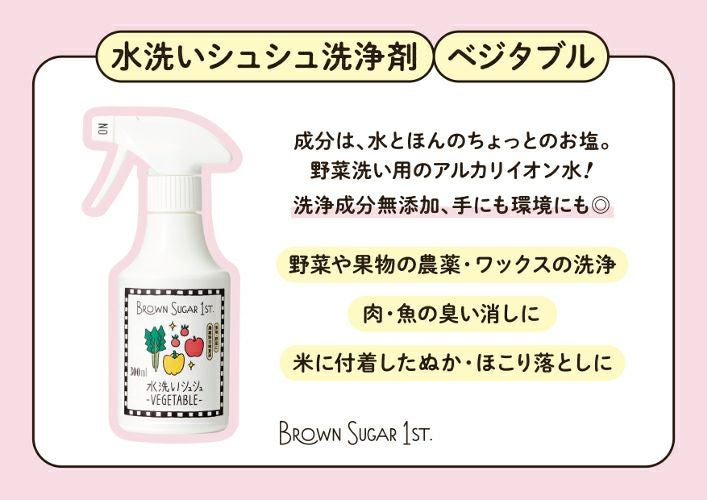 農薬や悪臭を秒で除去する特許製法のお水/ブラウンシュガーファースト